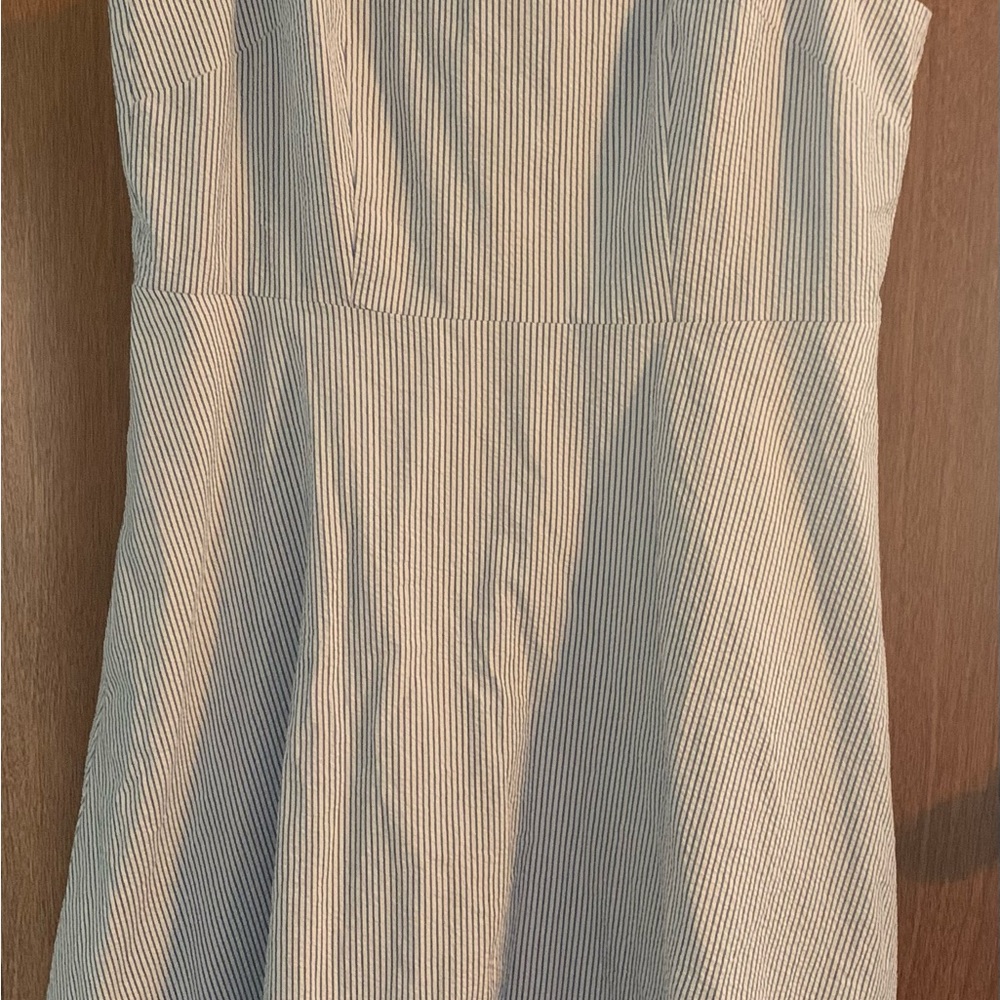 J crew pin stripe dress